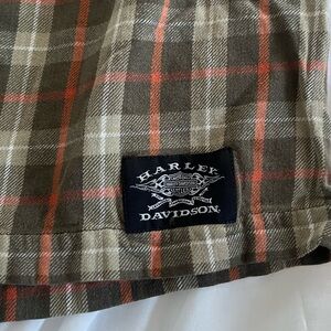 Vintage branded Harley Davidson cotton boxer shorts short shorts 1990 2000 y2k